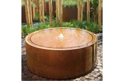 China Rusty Corten Steel Water Feature Customizable supplier