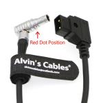 Alvin's Cables Power Cable for Teradek Bolt 500 2 Pin Rotate 180 Right Angle Male to D TAP for sale