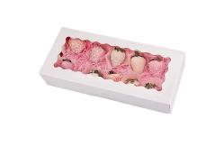 China Custom Food Cake Cookie Pastry Box Window Bakery Boxes with Logo Wholesale supplier