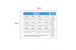 China Double Sides Sticky Display Board Removable Glue Calendar Memo Board supplier