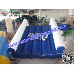 Water Park Pool Floating Inflatable Water Slide / Airtight Floating Slide