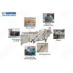 Portable 500kg/Hour Vegetable And Fruit Washing Machine for sale