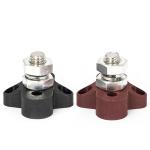 1/4 5/6 3/8 Inch Single Heavy Duty Terminal Studs Stainless Steel Single Stud Power Distribution Block With Cover for sale