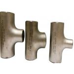 Customizable asme b16 9 Butt Weld Reducing Tee With Copper Pipe Fittings Test PT for sale