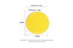 China Multifunctional Reusable Non Slip Round Silicone Placemats supplier