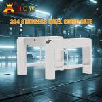 HCW Swing Gate Turnstile Access Control Face Recognition Gate Automatic Swing Barrier for sale