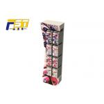 Shape Customized Peg Hook Display Rack Easily Disassembled For Chain Store