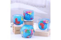 China Polygonal Cylindrical Plexiglass Crystal Globe Paperweight , Clear Resin Paperweight supplier