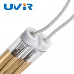 Medium Wave Double Tube Infrared Heating Lamp For Drying Water Based Paint for sale