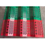 800mm Dust Wind Suppression Fence Green Perforated for sale
