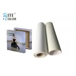 Stretched Polyester Canvas Rolls , Waterproof Matte Inkjet Digital Canvas Printing 260gsm