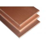 Multipurpose Copper Clad Steel Sheet , Copper Clad Laminate Sheet High Elongation for sale