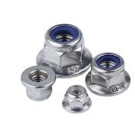 Flange Stainless Steel Nyloc Nuts M4 M5 M6 M8 M10 DIN6926 for sale