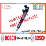 BOSCH Common Rail fuel Injector 0445110130 0986435096 13537789573 for LAND ROVER 2.0TD4 for sale