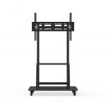 Multipurpose Smart Board Floor Stand , Rolling Mobile TV Stand With Wheels ODM for sale