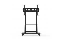 China Multipurpose Smart Board Floor Stand , Rolling Mobile TV Stand With Wheels ODM supplier