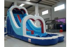 China large inflatable pool slide for playground supplier