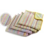 Microfiber Rainbow Cloth Warp Knitting for Wet Cleaning and Dusting for sale
