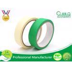 Rubber Glue Crepe Paper Colored Masking Tape For Car Painting 1.2-4.5cm for sale