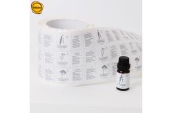 China Custom Matte Paper Bottle Labels Packaging Labels For Beauty And Skincare supplier