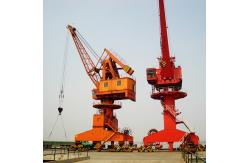 China Grab Bucket Mobile Harbour Level Luffing Portal Crane supplier