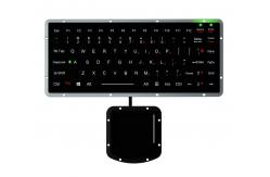 China Compact Ruggedized Keyboard IP65 Sealed Touchpad With 2 Mouse Buttons Backlight Chiclet Keyboard supplier