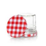                  Fashion 66mm 77mm 90mm Glass Milk Bottle Bottle Cap Tinplate Lug Caps              for sale