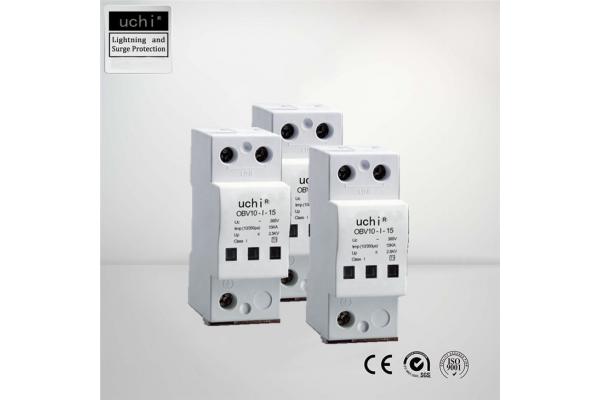 AC 385V 60KA Surge Protection Device SPD Class 1 IP20 Protection