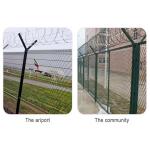 Galvanized Steel Airport Security Fencing / Security Fence For Nuclear Power Station for sale