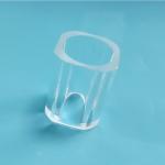 Stable Structure Fused Quartz Machining Precision Dimension Glass Component 18×13×21mm