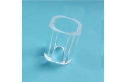 China Stable Structure Fused Quartz Machining Precision Dimension Glass Component 18×13×21mm supplier