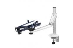 China Office Desktop Stand Holder Adjustable 360°Rotation With Aluminum Alloy Two Arms supplier