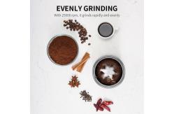 China Detachable Cup Spice Grinder Machine Nuts Grains Black Easy Operation  ETL supplier