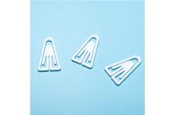China A Shape Small Plastic Paper Clips , 1.3 Inches Clear Plastic Paper Clips supplier