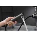 2 Spray Single Hole Basin Mixer Tap Pull Down Sprayer Ceramic Cartridge