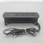 Hand Turnover Usb Rj45 Power Connection Flip Up Socket For Office Table for sale