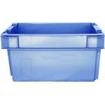 45L PP Nesting Stackable Plastic Fish Crate Heavy Duty Plastic Crates
