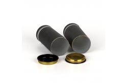 China Cylindrical Cardboard Paper Composite Cans With Metal Lid , Recyclable Material supplier