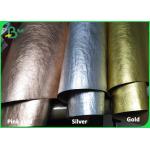 Plant Pot Holder Bags Metallic Shinny Color Washable Kraft Paper Materials for sale