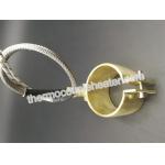 Customized Hot Runner Brass Nozzle Electric Resistance Heater Pressed With Thermocouple