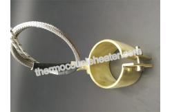 China Customized Hot Runner Brass Nozzle Electric Resistance Heater Pressed With Thermocouple supplier