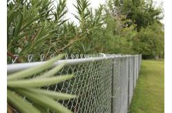 China Galvanized / Pvc Coated Garden Chain Link Fence Fabric With Diamond Hole supplier