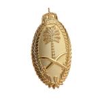 Two Tone Presidential Military Hat Badge Zinc Alloy Iron Material for sale