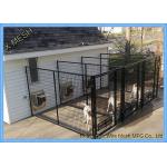 Powder Coated Welded Wire Mesh Baskets Dog Cage Full Sizes Pets Enclosure for sale