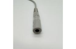 China Banana Convers Screw Button Ecg Trunk Cable , Gray Ekg Lead Wires supplier