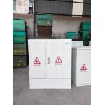 Polyester Fiber Optics Distribution Box Enclosure With Double Door Free Standing for sale