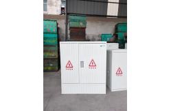 China Polyester Fiber Optics Distribution Box Enclosure With Double Door Free Standing supplier