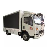 P5 Mobile LED Display Trailer HOWO 4x2 Mobile Digital Advertising Vehicle 3 Sides for sale