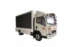 China P5 Mobile LED Display Trailer HOWO 4x2 Mobile Digital Advertising Vehicle 3 Sides supplier