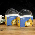 Egg toast sandwich carton Hamburger box with lid transparent disposable high-grade packaging box customization for sale